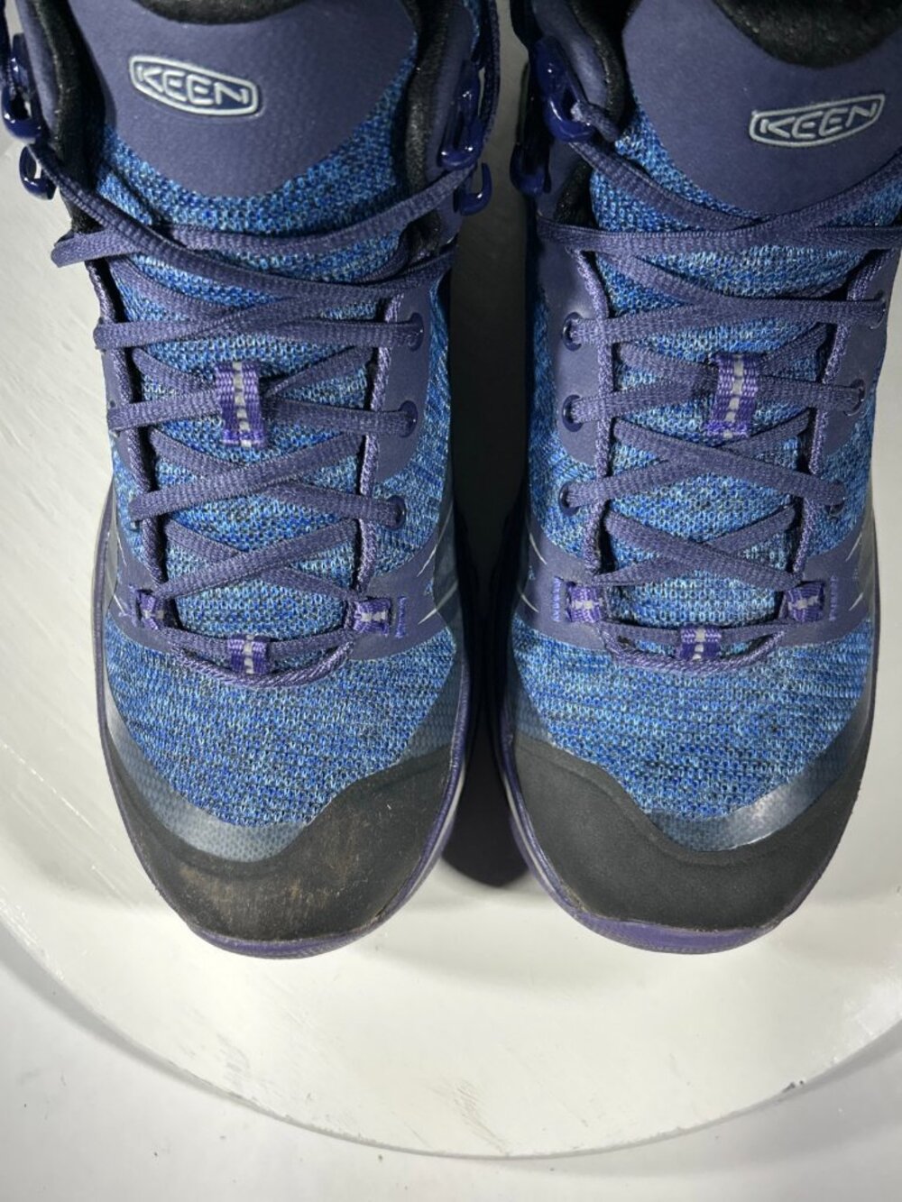 KEEN Terradora Womens Trail Hiking Boots Size 7 Waterproof Blue Ankle Shoes Hike - Picture 4 of 12